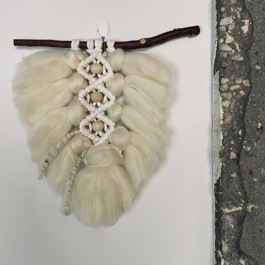 Plumage - Small - Natural - on white wall