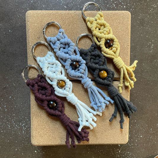 4 Directions Macrame Keyrings in all colors