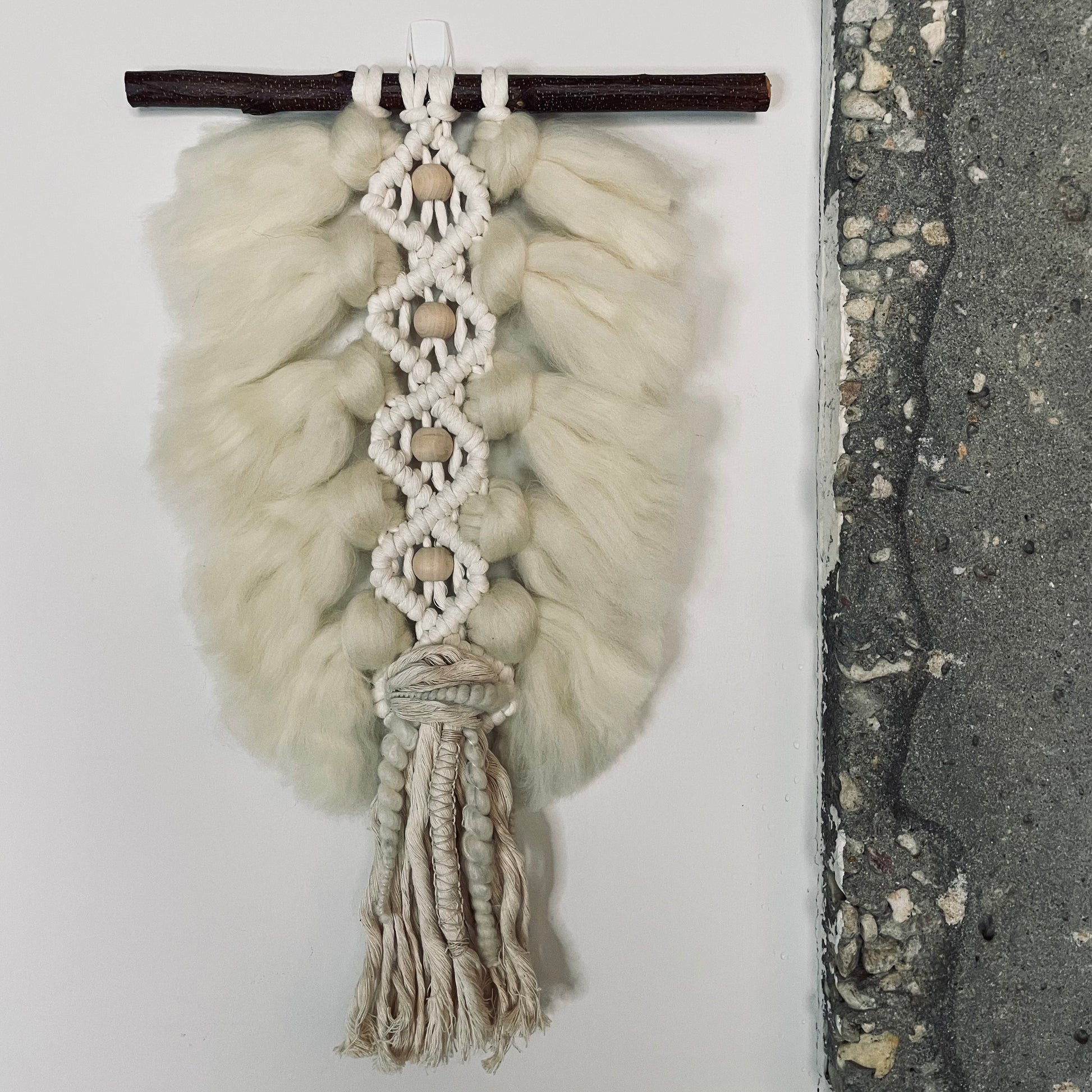Plumage - Medium - Natural - on white wall