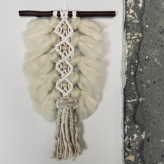 Plumage - Medium - Natural - on white wall