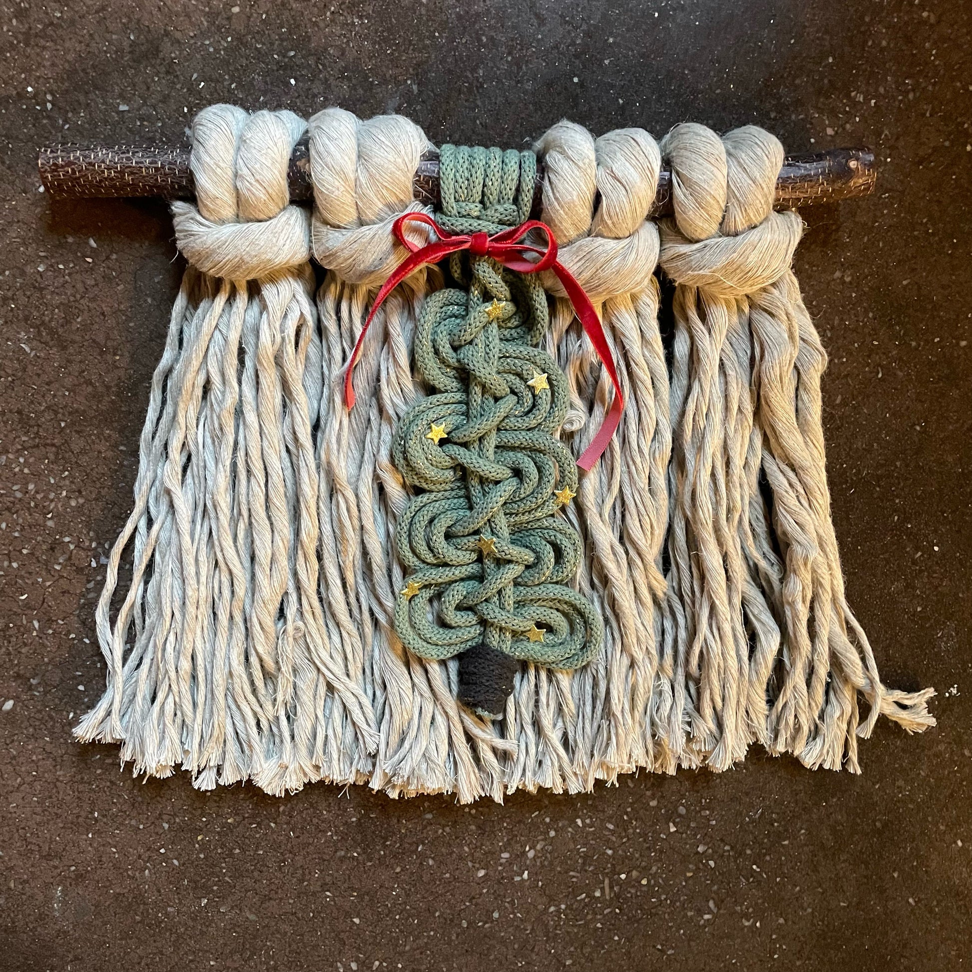 Winter Hygge Macramé Wall Hanging - Oh Tannenbaum